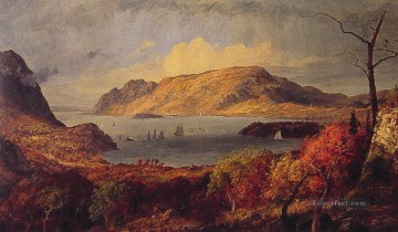 Lake Pond Waterfall Painting - Gates of the Hudson landscape Jasper Francis Cropsey